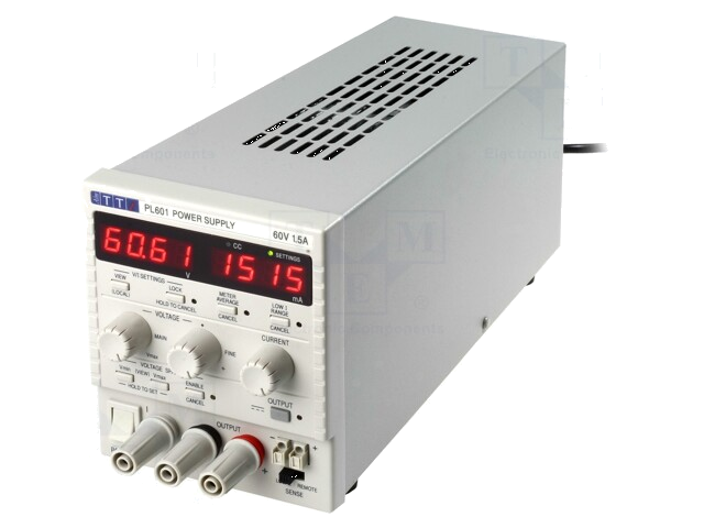 Voedingseenheid: voor lab; eenkanaals,lineair; 0÷60VDC; 0÷1,5A Voedingseenheid: voor lab; eenkanaals,lineair; 0÷60VDC; 0÷1,5A